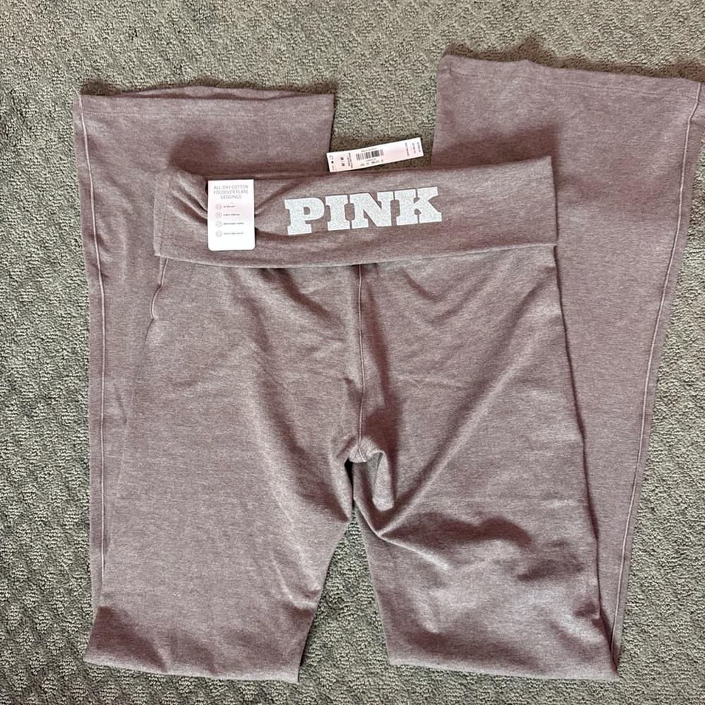 PINK Victoria's Secret All-Day Cotton Flare Leggings
